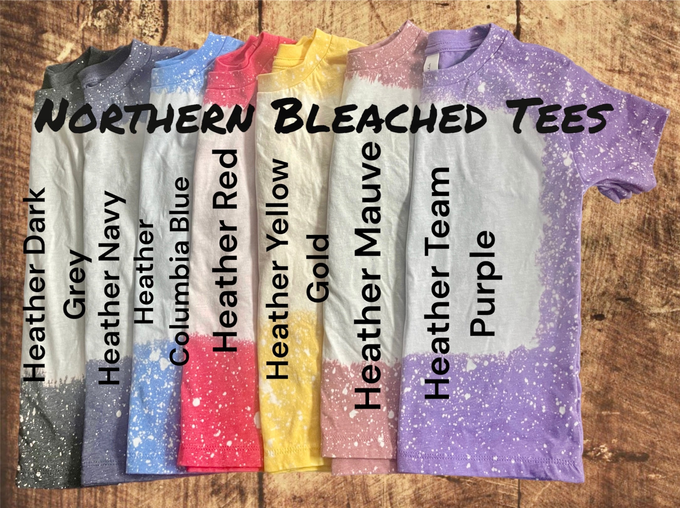 Faux Bleached Tees - Toddler & Youth Gold / Y-Small | ILTEX Apparel