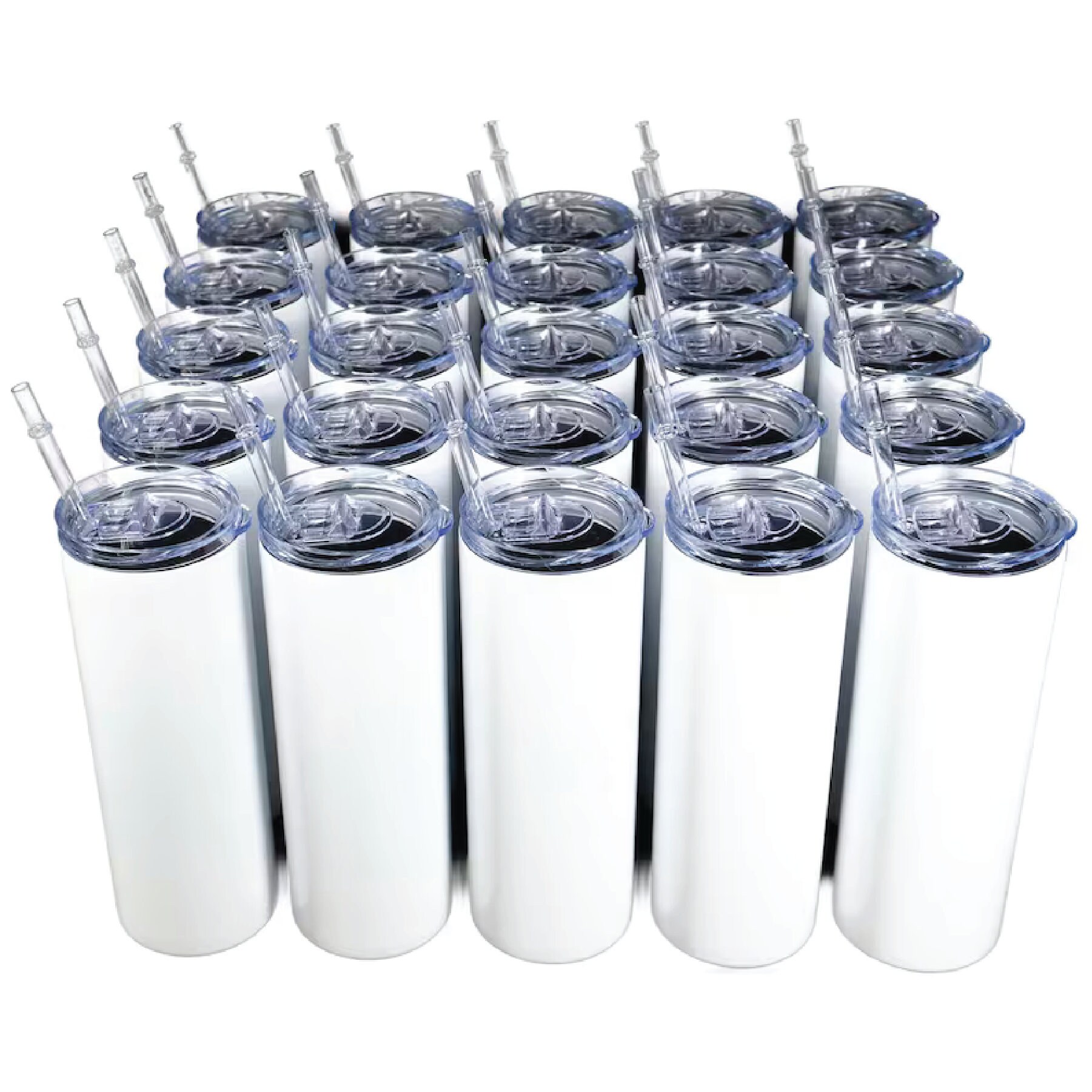 Buy Sublimation Tumblers Bulk 20 oz Skinny, Hiipoo 8 Pack