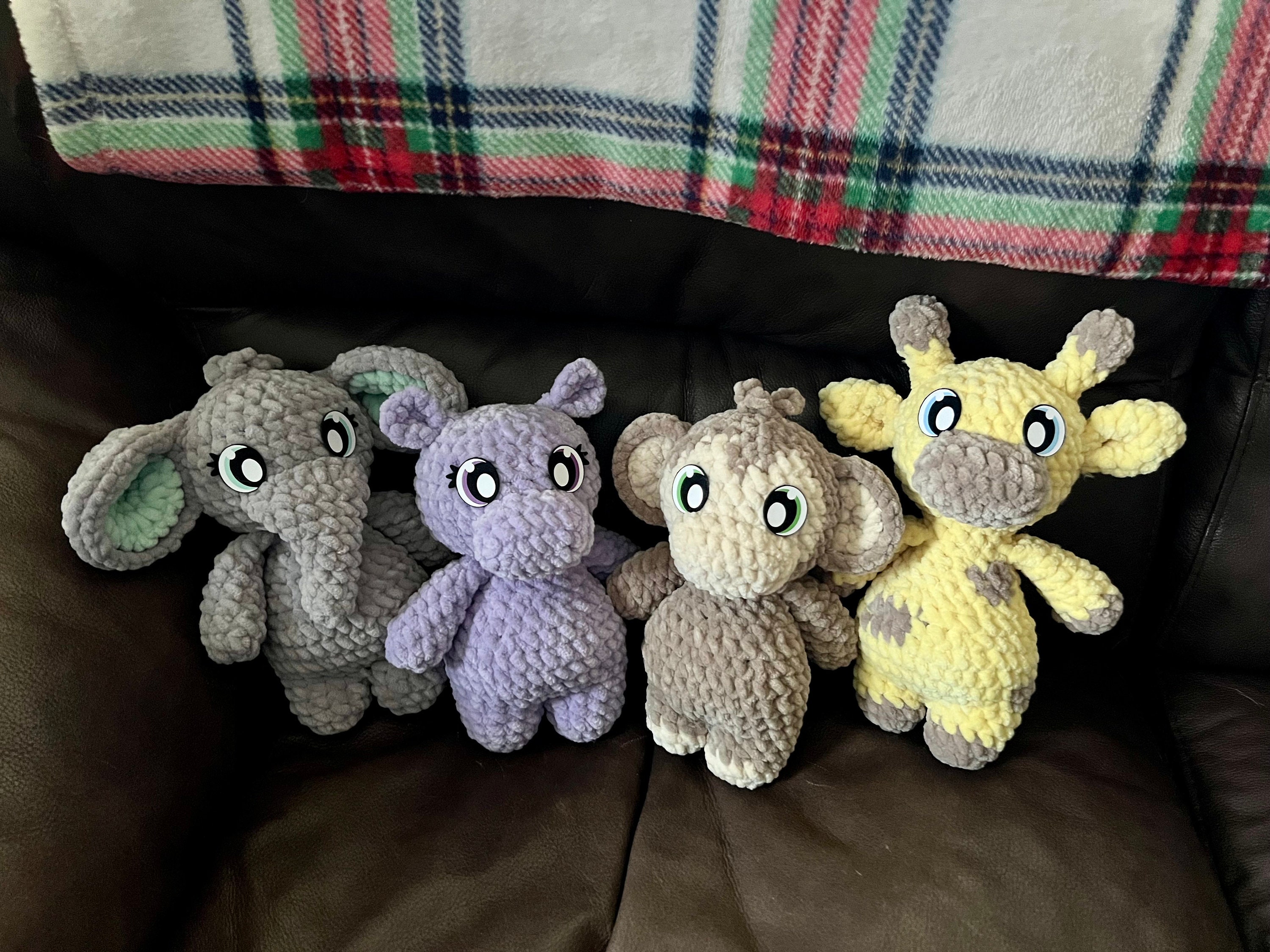 Soft Hippo Plushie, Crochet Plush, Baby Hippo, Stuffed Animal Gift