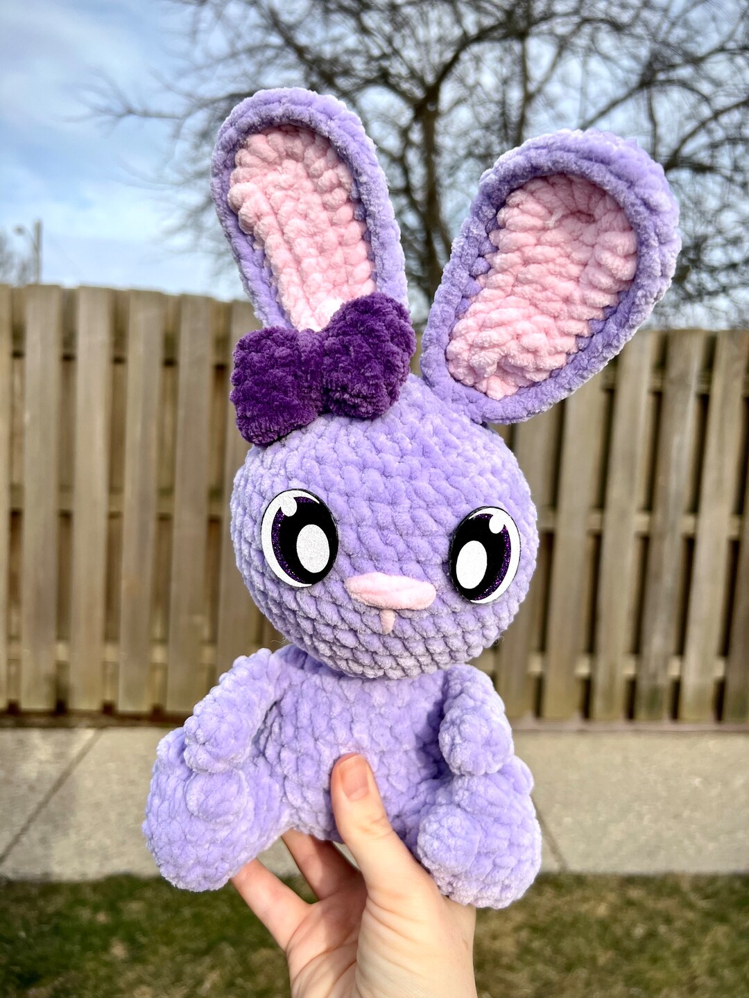 Easter Bunny Plushie, Crochet Plush, Baby Bunny, Stuffed Easter Bunny