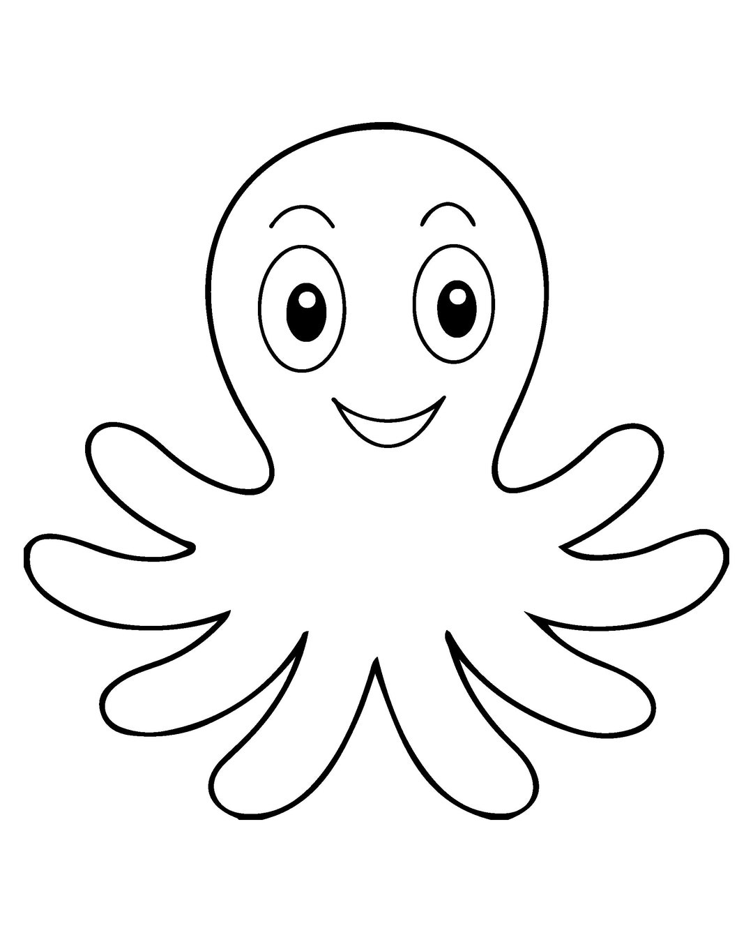 Baby Octopus Svg, Png, Pdf, Eps, Dxf - Etsy