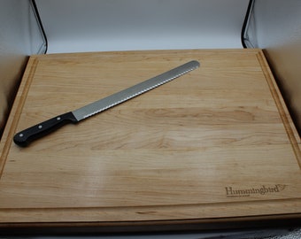 Custom Hand-Made Hardwood large size BBQ cutting board