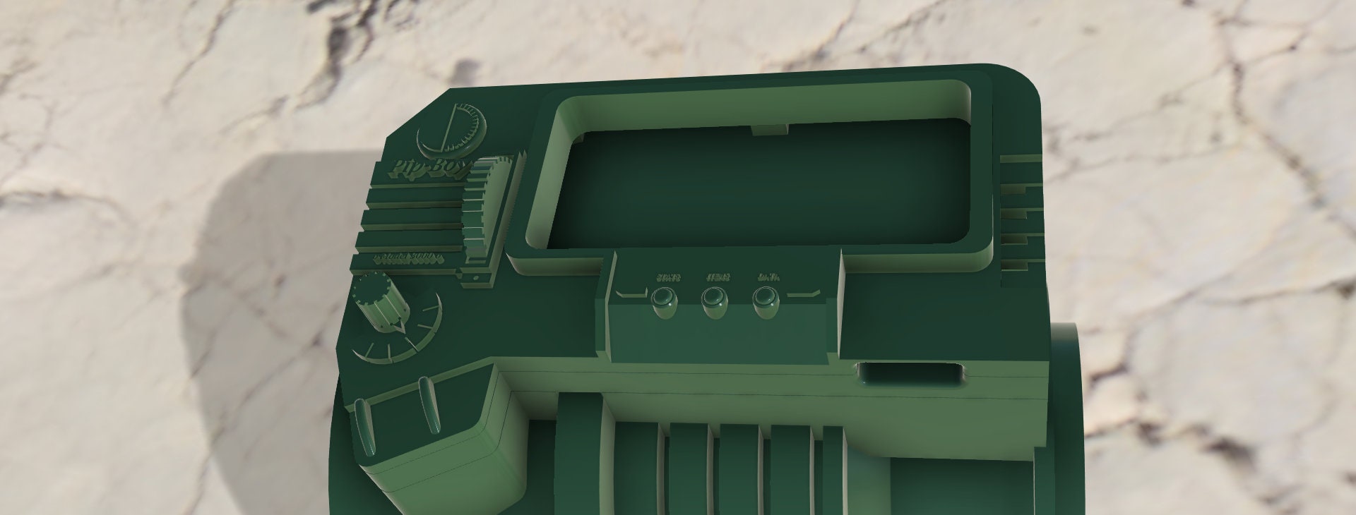 Pip-boy 3000A Inspired Case for Most Smartphones STL 3D Print (FAN ART ...