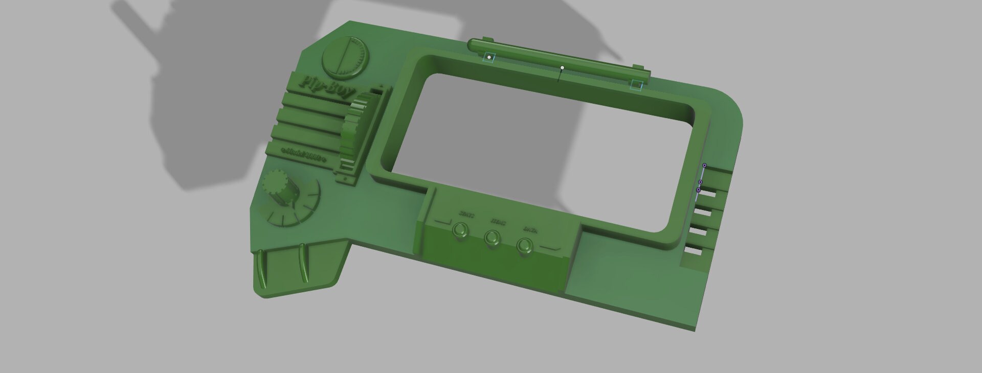 Pip-boy 3000A Inspired Case for Most Smartphones STL 3D Print (FAN ART ...