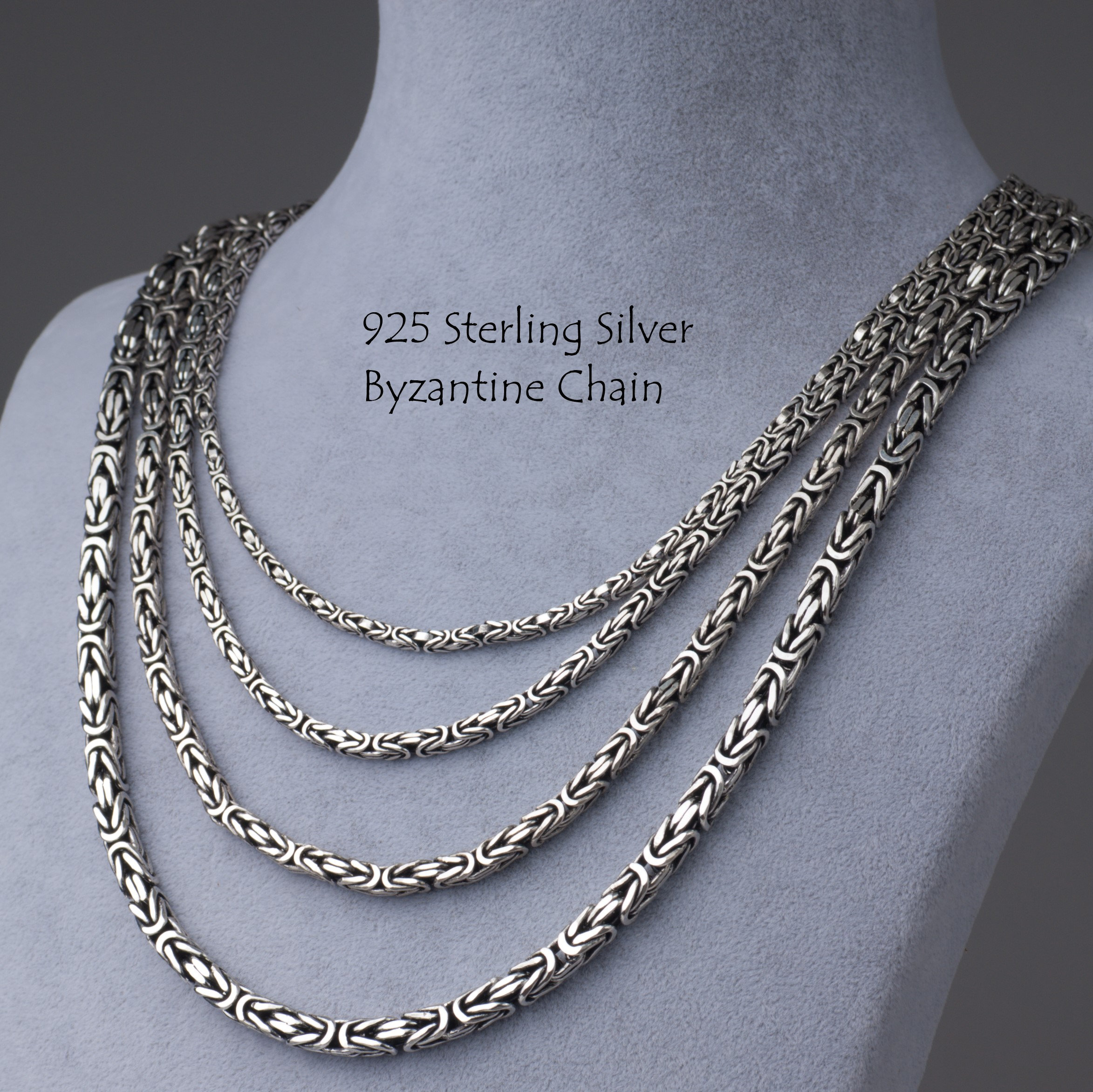 Byzantine Necklace – Fine Gauge – db silversmith designs