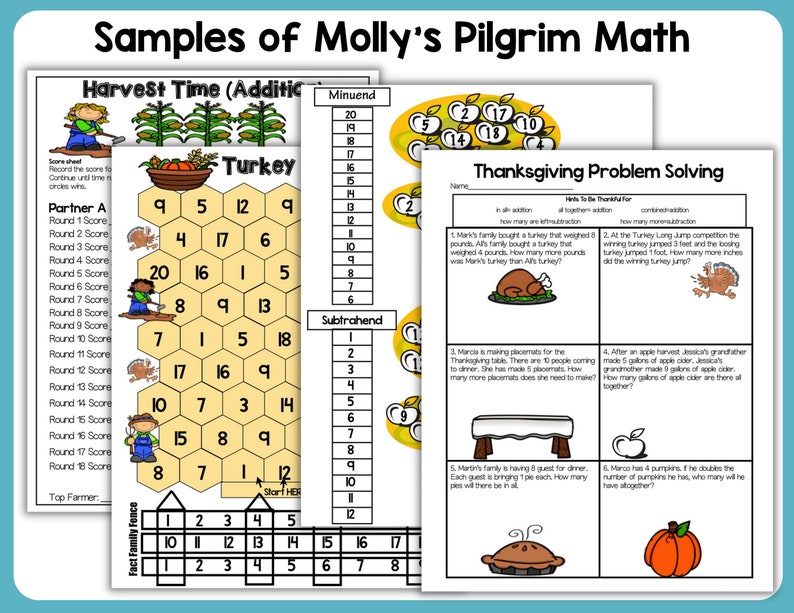 Molly's Pilgrim Thanksgiving Read Aloud & Thanksgiving Activities for ...