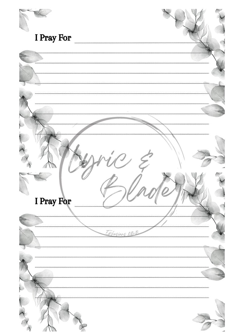 Prayer Card Templates. 8X10 PDF, JPG, PNG Files. Blank Prayer Note Prayer Card Templates. 8X10 PDF, JPG, PNG Files. Blank Prayer Note