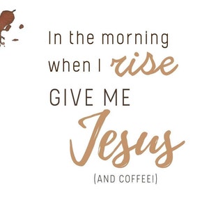 Coffee and Jesus Printable, Journaling Sticker Set, Bible Verse ...