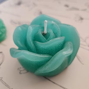 Rose Flower Candle