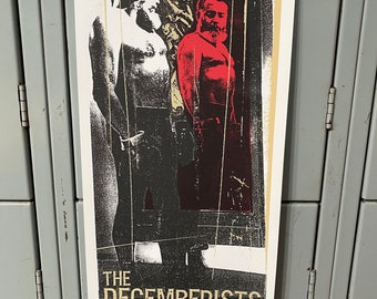 The Decemberists 2008 gigposter