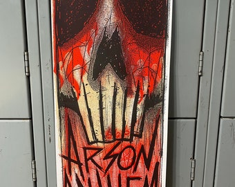 Arson Anthem 2007 gigposter