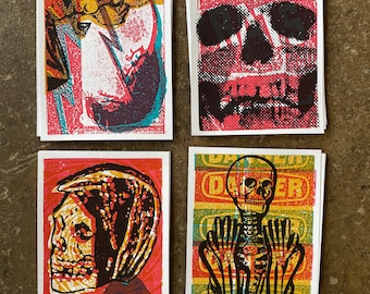 Skulls ( mini print set by Print Mafia )