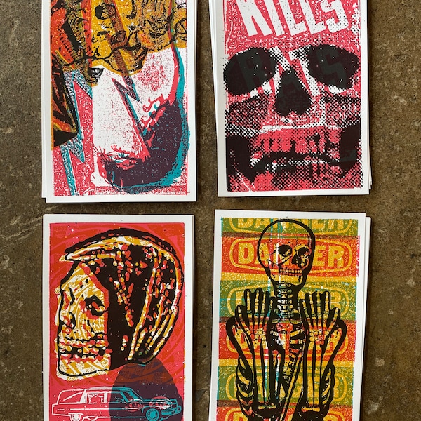 Skulls ( mini print set by Print Mafia )