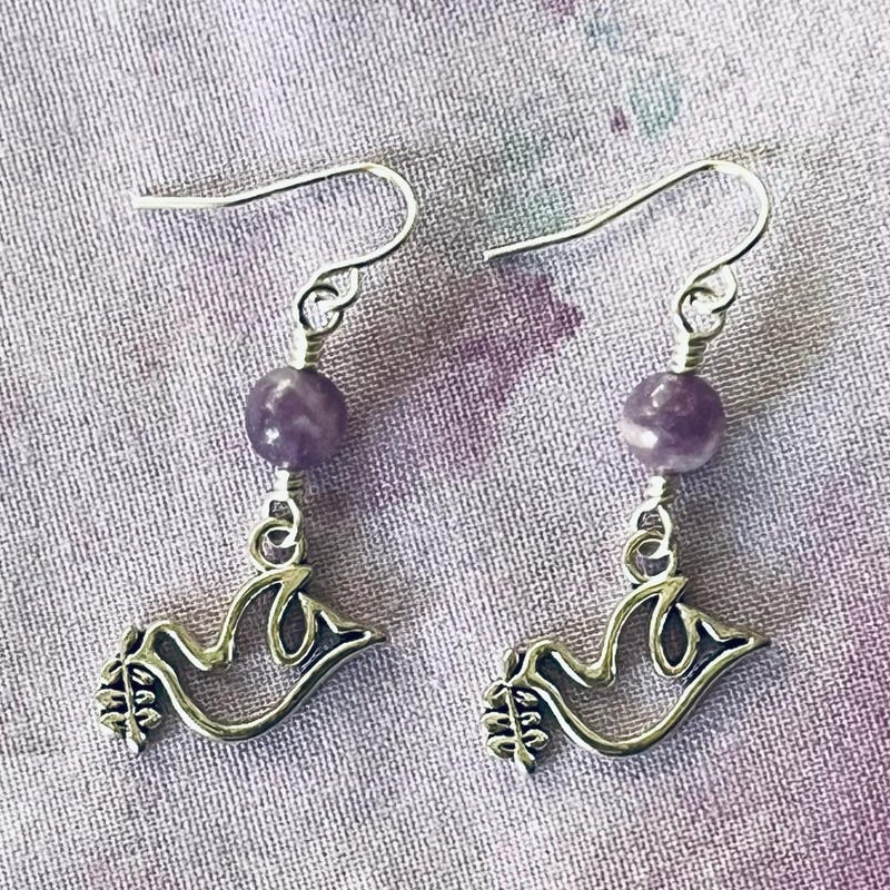 Dove Gold Sprial Earrings