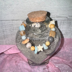 Starfish beaded bracelet / earth tone beaded bracelet/ Ocean beaded bracelet / beaded bracelet / bracelet