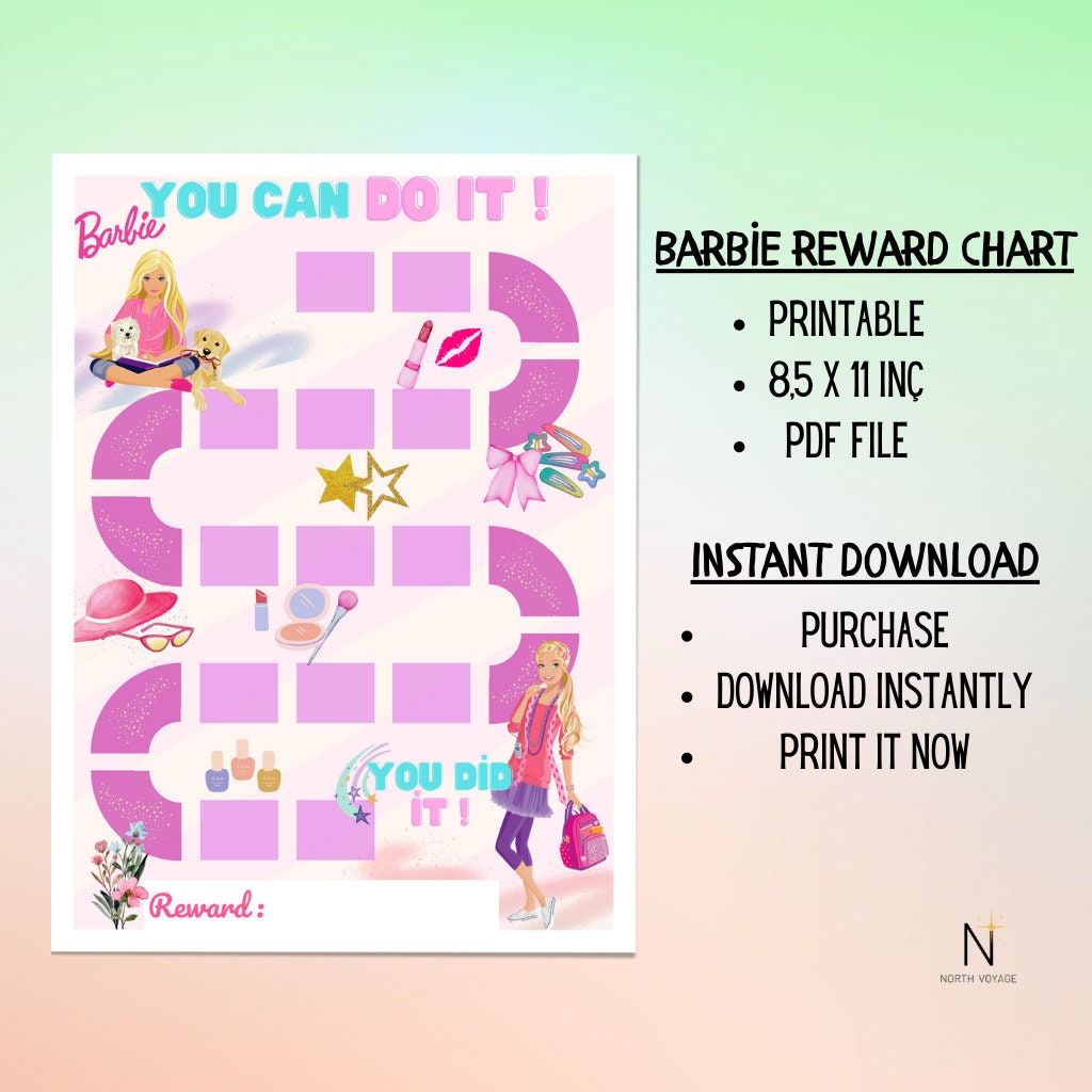 barbie stickers printable