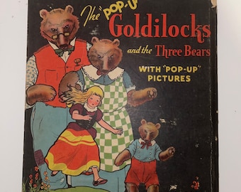 Goldilocks and the Three Bears Pop-up, 1934, Harold Lentz