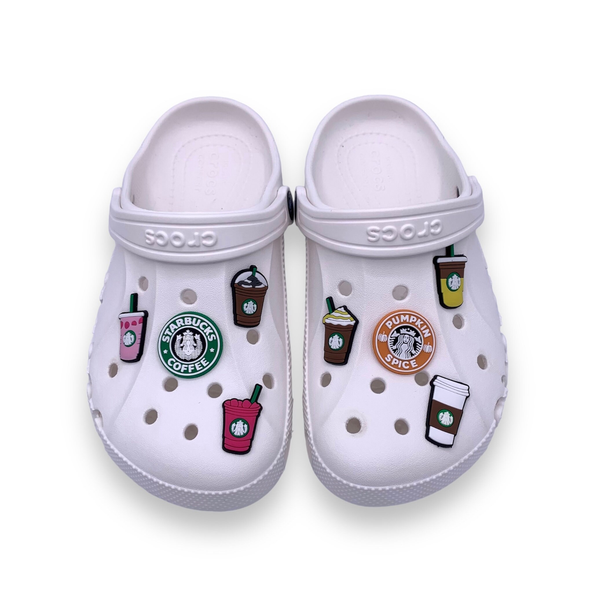 Starbucks 7 Pcs Croc Charms Shoe Set for Sale in Spring, TX - OfferUp