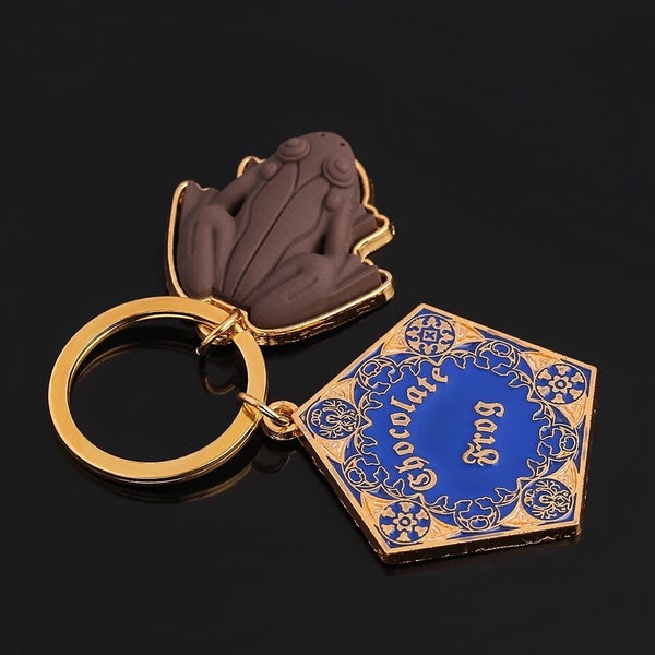 Hogwarts wizard chocolate flog Keychain | small gift, goody bag, potter head