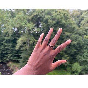 Wire Wrapped Beaded Ring