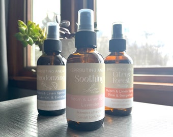 Sprays para quarto e roupa de cama | Natural | Ambientador | Casa | Carro