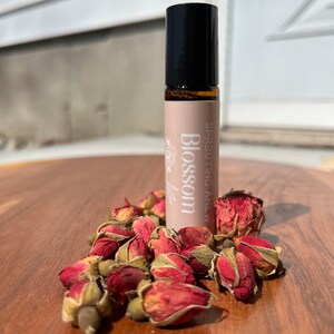 Roller Bottle Perfume | Rose and Lavender | Blossom | All Natural Perfume | Vegan Perfume | Essential Oil Perfume | Handmade | 10 ml