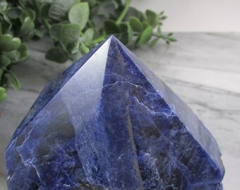 Sodalite Top Polish Point/ Tower - Grande 422g