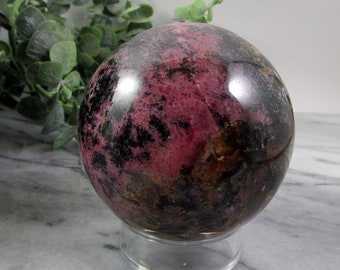 Esfera de rodonita - Grande 686g