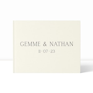 Wedding Guest Book | Guest Book for Wedding | Linen Guest Book | Personalised Guest Book | Guest Book Wedding | Linen Wedding Guest Book