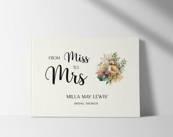 Bridal Shower Guest Book | Advice for the Bride | Bride to Be | Bridal Shower Gift | Bachelorette Guest Book | Hen Night | Bridal Shower