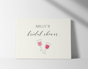 Bachelorette Guest Book | Bridal Shower Keepsake | Bridal Shower Guest Book | Advice for the Bride | Bride to Be | Bridal Shower Gift