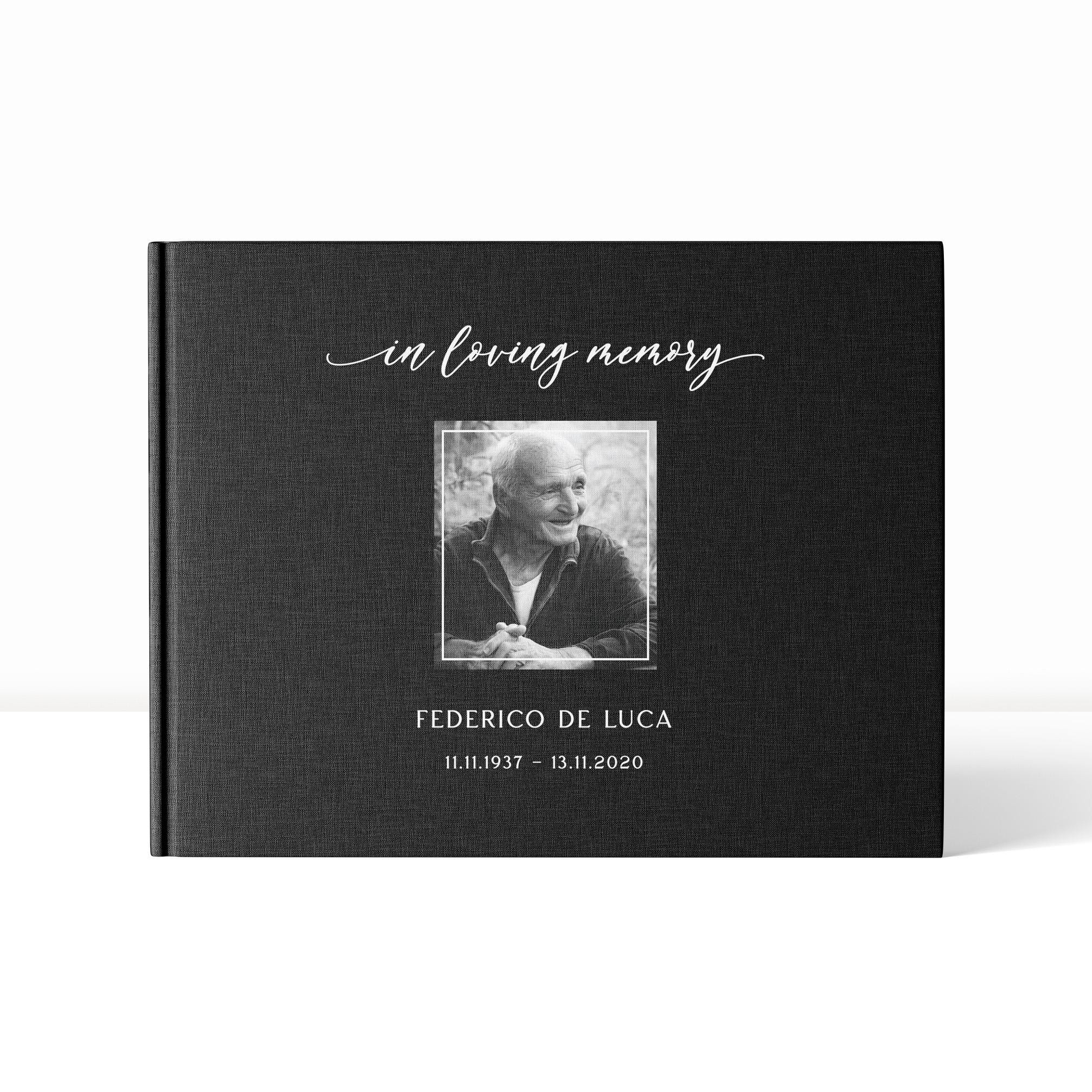 Funeral Guest Book | Memorial Book | Guest Book | Memorial Guest Book | Funeral | Memorial Journal | Custom Guest Book | Memorial Gift