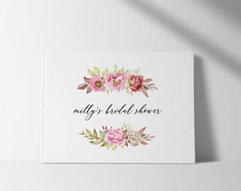 Linen Bridal Shower Guest Book | Bride to Be | Bridal Shower Gift | Advice for the Bride | Hen Night | Bridal Shower Keepsake | Hens Party