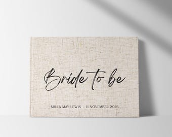 Bachelorette Party | Guestbook | Hens Party | Linen Guest Book | Hens Party Favours | Team Bride | Hens Night | Hen Party | Bride to Be Gift