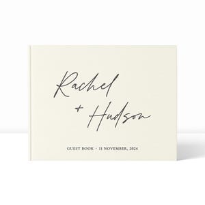 Wedding Guest Book | Guest Book for Wedding | Linen Guest Book | Personalised Guest Book | Guest Book Wedding | Linen Wedding Guest Book