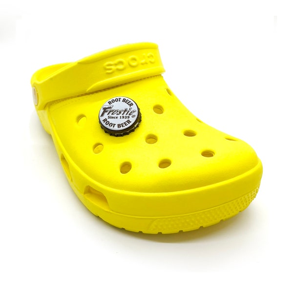 Frostie Root Beer Bottlecap Shoe Charm for Foam Clog Sandals