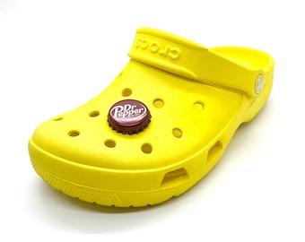 Dr Pepper Bottlecap Shoe Charm for Foam Clog Sandals