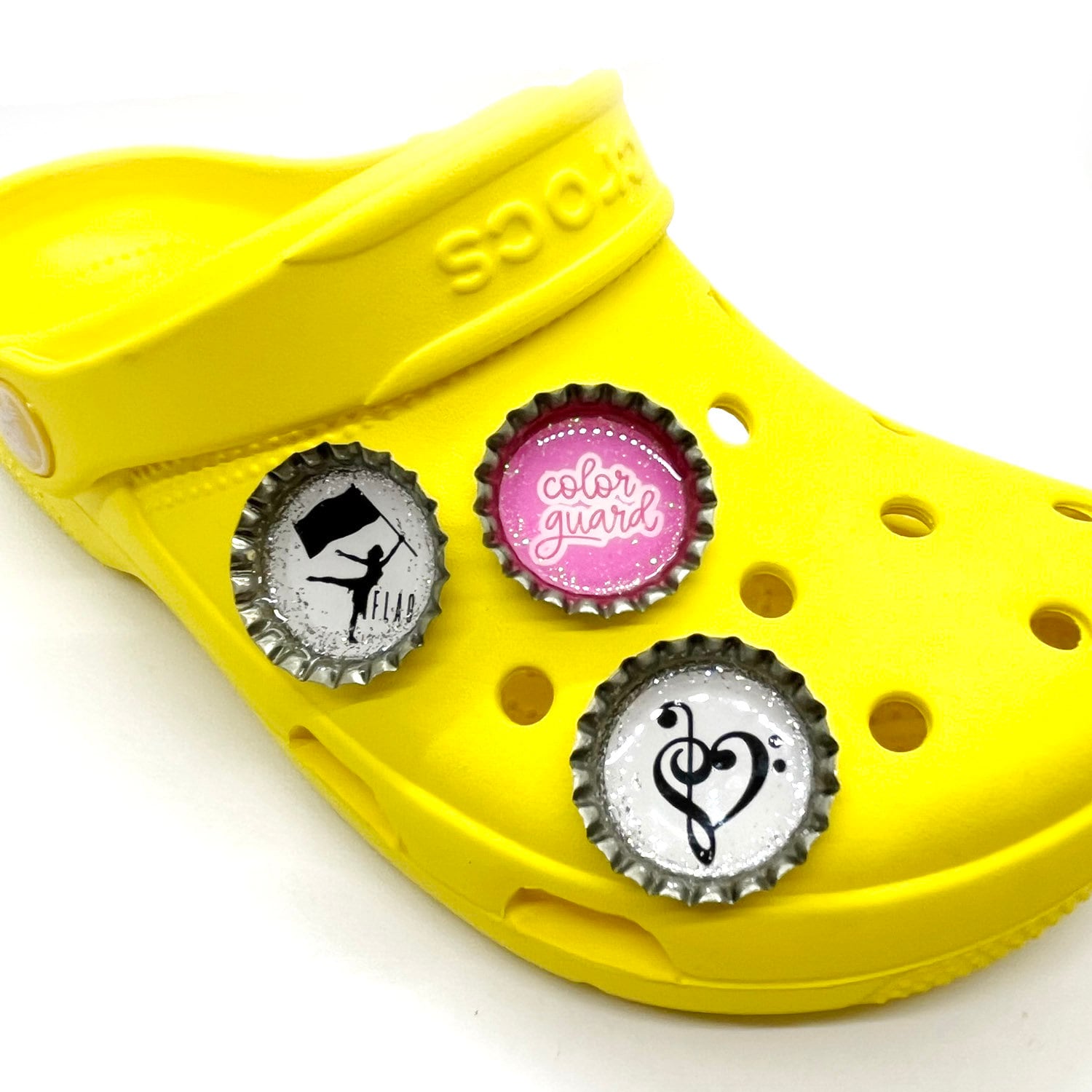 Color guard croc charms on sale