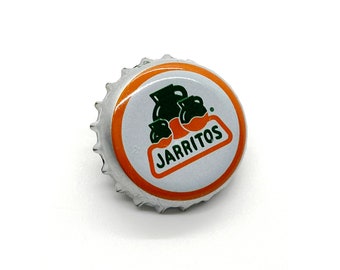 Jarritos Orange Soda Bottlecap Hat Pin