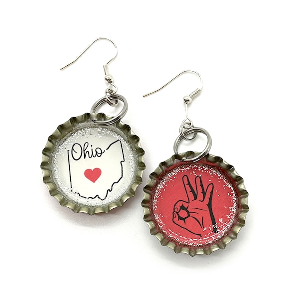 Ohio - Gameday Earrings