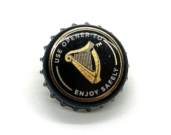 Guinness Bottle Cap Hat Pin: Western Accessory