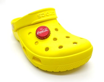 Coca Cola Bottlecap Shoe Charm for Foam Clog Sandals