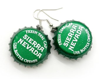 Sierra Nevada Pale Ale Double-Sided Bottlecap Earrings