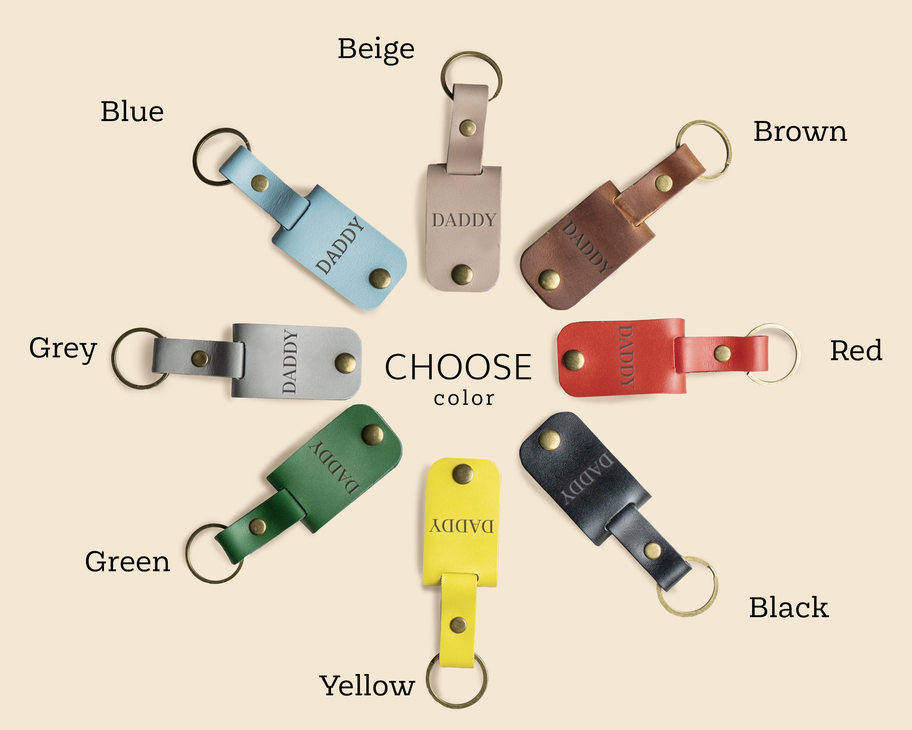 Engraved Leather Keychain With Photo Personalized Gifts for Etsy