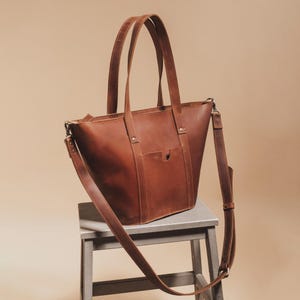 Durable Women Tote, Large Leather Tote, Handcrafted Shoulder Laptop Tote, Full Grain Leather Purse, Work Tote Bag, Oversized Tote Bag