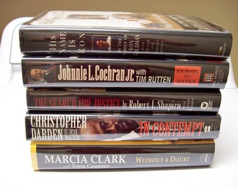 SIGNED Hardcover O.J. Simpson Trial Books - Darden, Clark, Cochran, Shapiro, Goldman