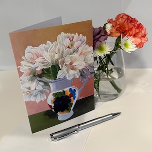Carte fleur vierge, carte tulipe, carte d'anniversaire, cartes avec enveloppes, livraison gratuite, carte de voeux, carte de fête des mères, papeterie peinte