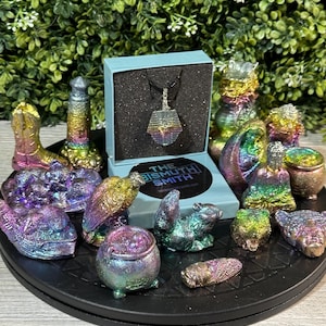 Bismuth Lot, Sculptures, Molds, Bismuth Crystal Ore, Beautiful Creations, BIS001