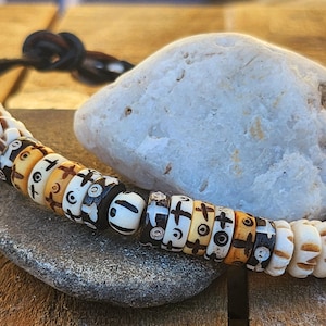 Unisex Assorted Color Tribal Beaded Wrap Bracelet