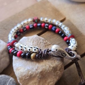 Unisex Whale Button Bracelet